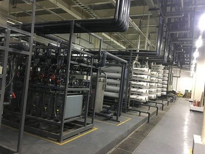 Suolaveden suolanpoistokone lämpövoimalaitokselle